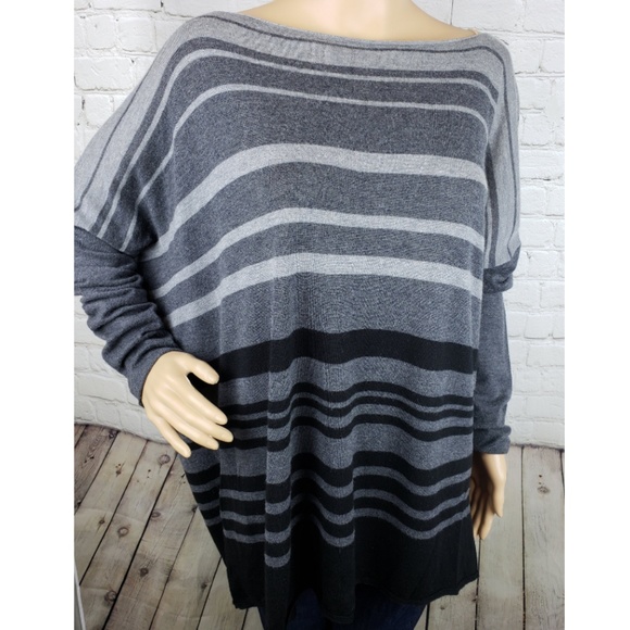 Vince Sweaters - VINCE Long Sleeve Merino Wool Striped Sweater